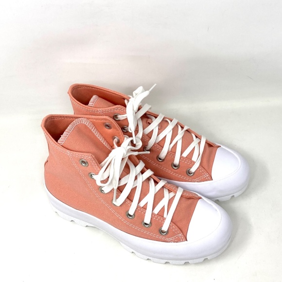 Converse Chuck Taylor All Star Lugged High Top Women Pink Quartz Canvas 571726C - Picture 7 of 10